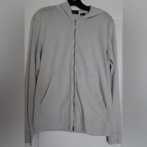 Theory Cotton Full Zip Lightweight Hoodie